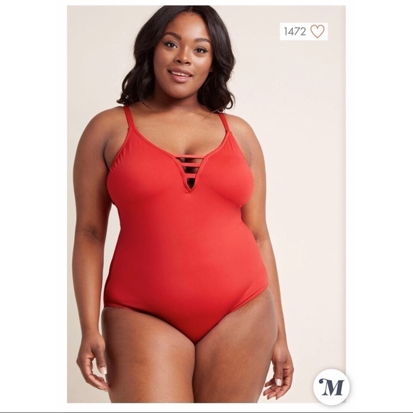 NWT Modcloth Splash It Out One-Piece Swimsuit - Picture 1 of 5